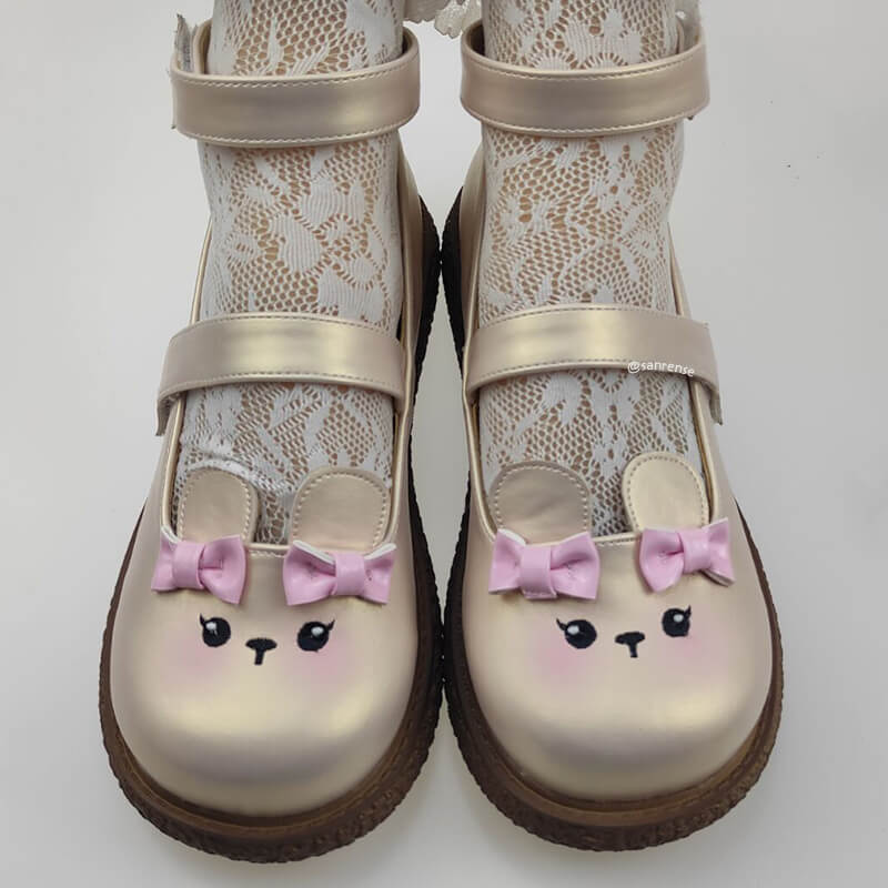 Lolita Bow Bear Shoes SE21387