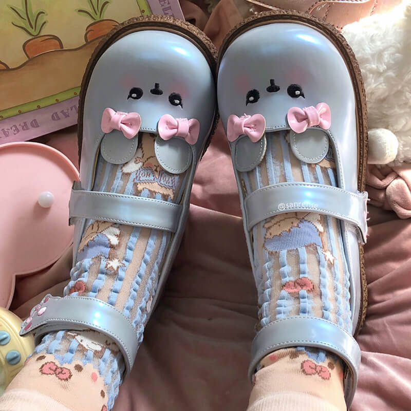 Lolita Bow Bear Shoes SE21387