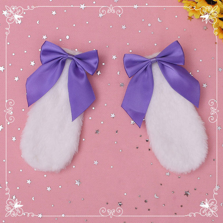 Lolita Bow Bunny Ear Hairpin SE22225