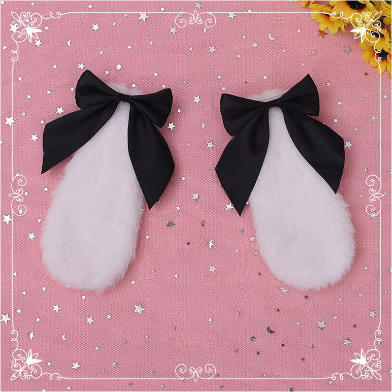 Lolita Bow Bunny Ear Hairpin SE22225