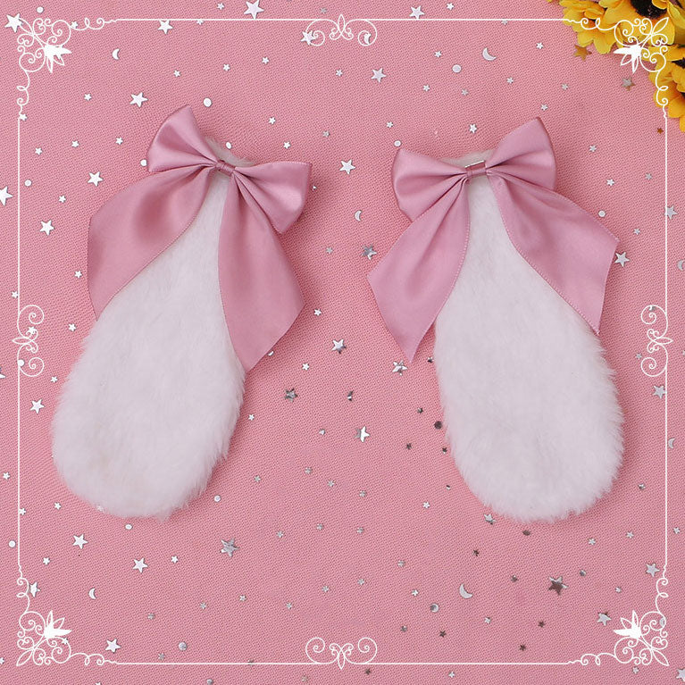 Lolita Bow Bunny Ear Hairpin SE22225
