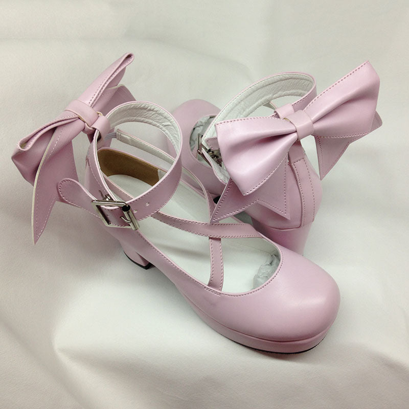 Lolita Bow Heels Shoes SE22300