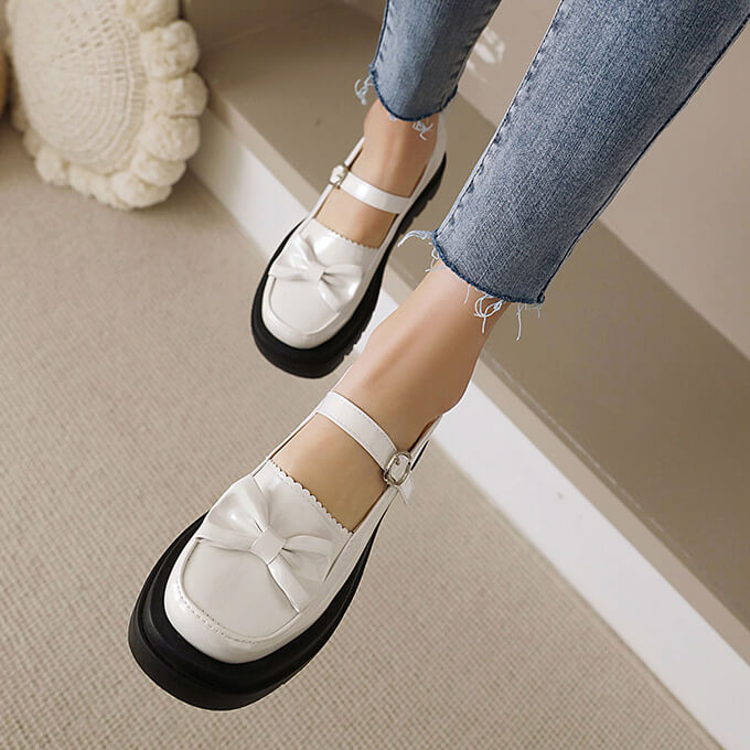 Lolita Bow Platform Shoes SE21823