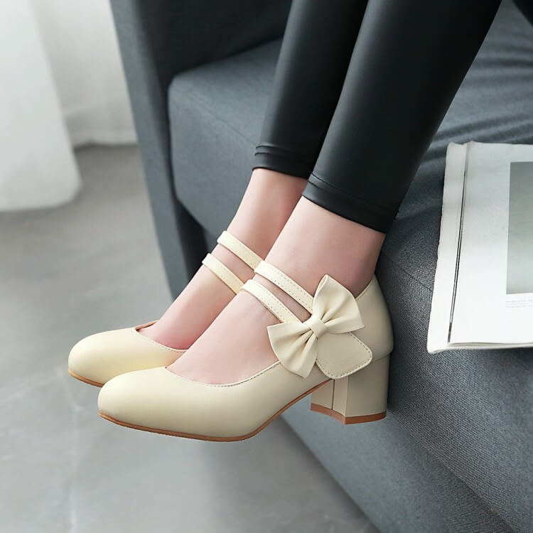 Lolita Bow Shoes SE21518