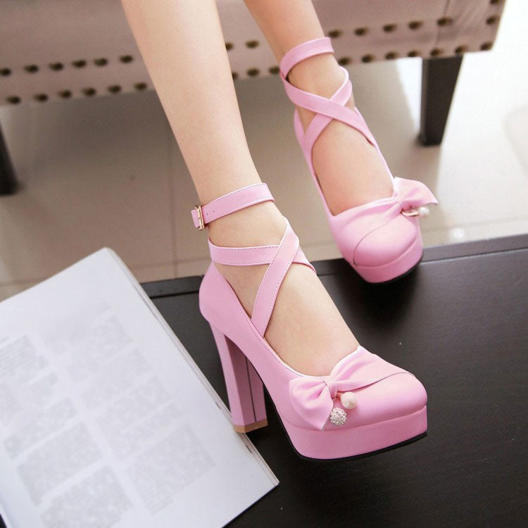 Lolita Bowknot Shoes SE20927