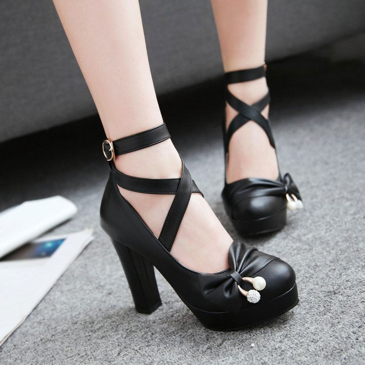 Lolita Bowknot Shoes SE20927