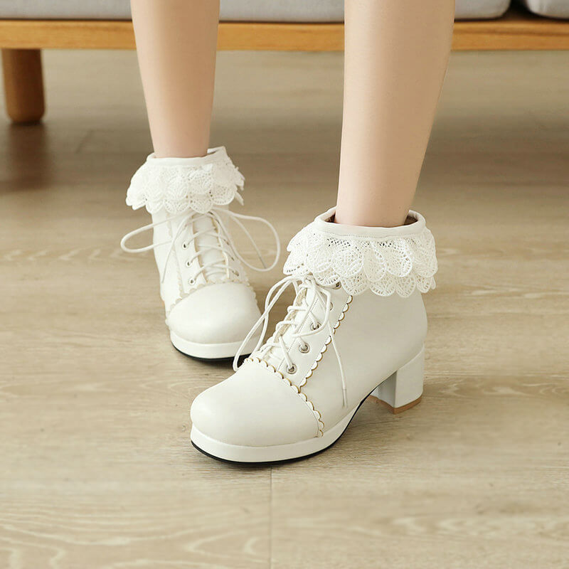 Lolita Flower Boots SE21882