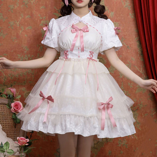 Lolita Lace Bow Dress SE22348