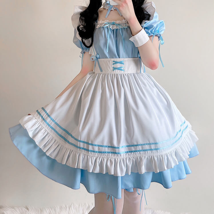 Lolita Lace Maid Dress SE21641