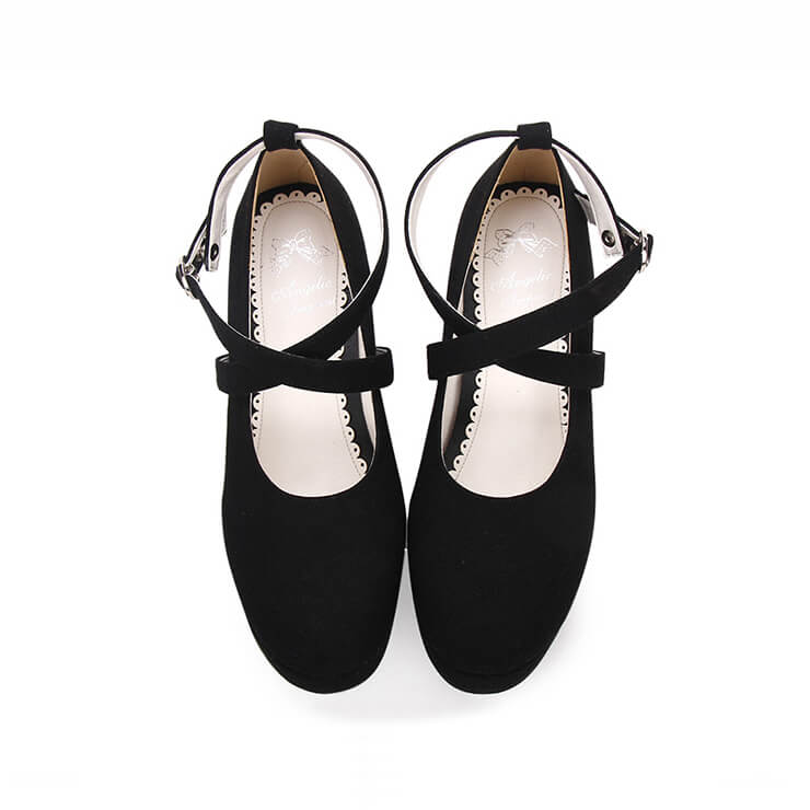 Lolita Suede Buckle Shoes SE21635