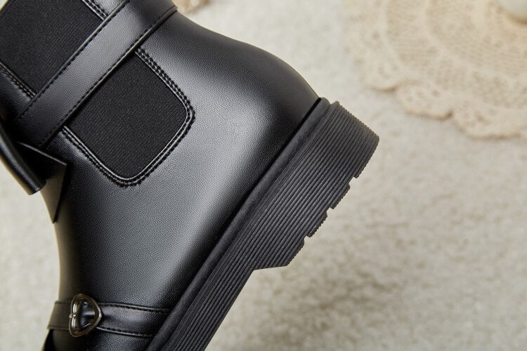 Love Bow Flat Boots SE21801