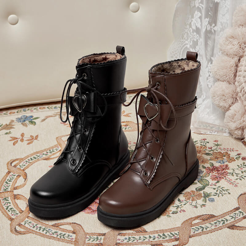 Love Bow Lolita Boots SE21870