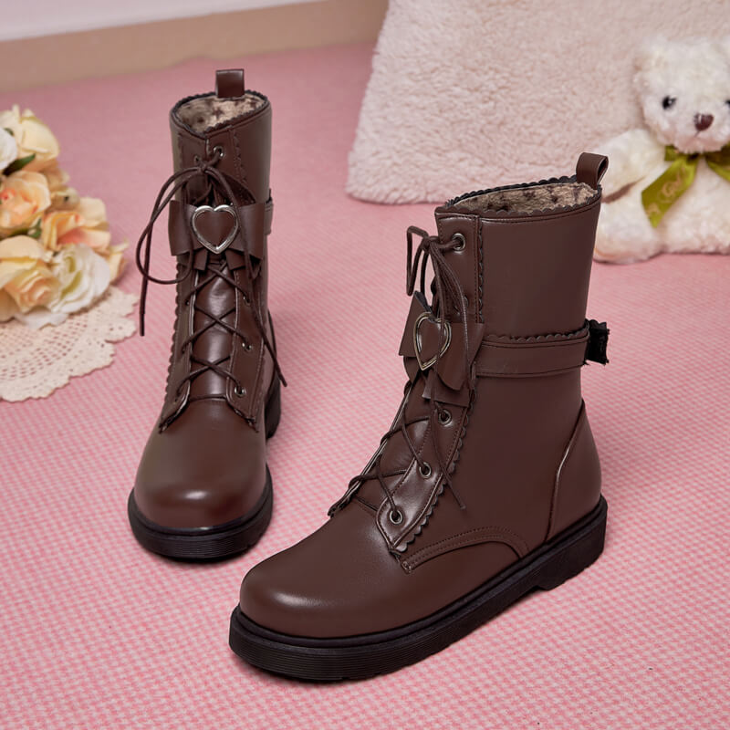 Love Bow Lolita Boots SE21870