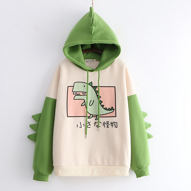 Monster Dinosaur Fleece Hoodie SE20579