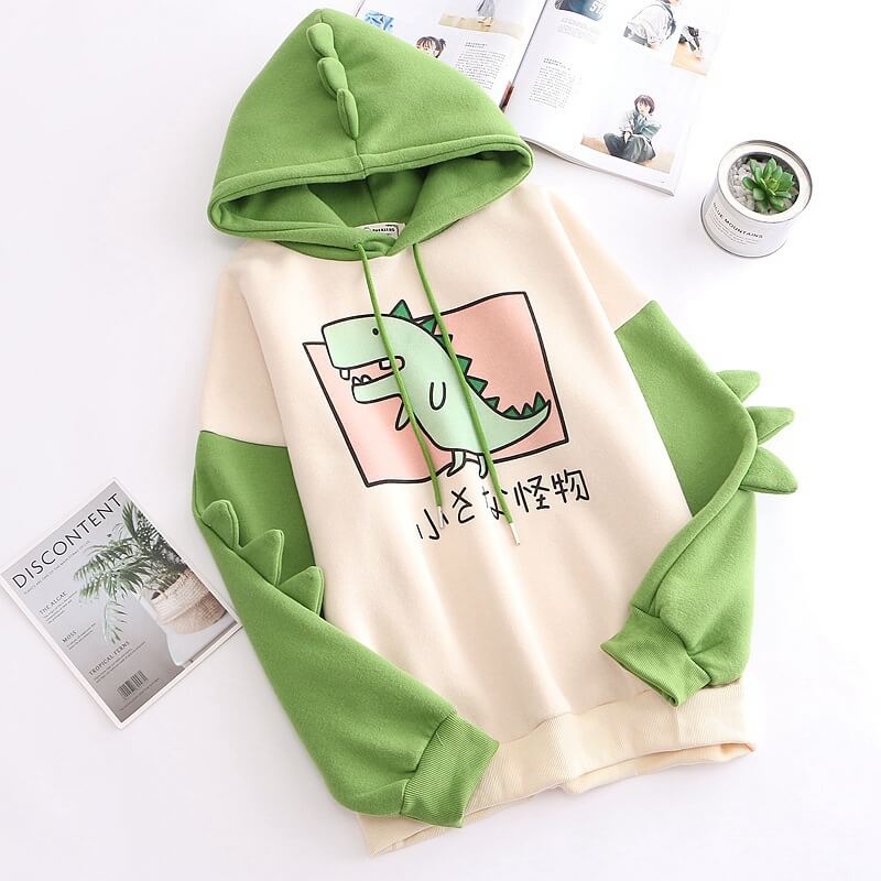 Monster Dinosaur Fleece Hoodie SE20579