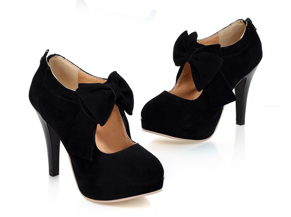 Sweet Bow Heeled Shoes  SE2098