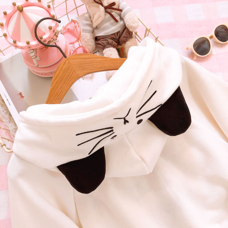 Cute Cat Claw Hooded Fleece Cloak SE20088