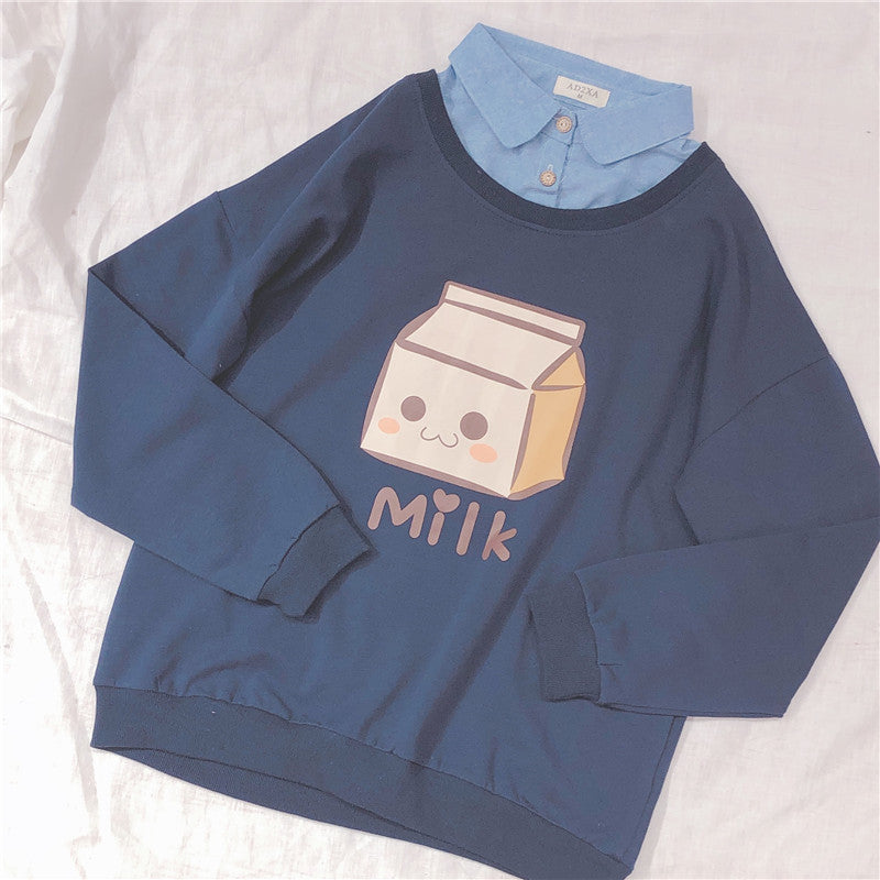 Cute Milk Shirt Sweatshirt SE20294