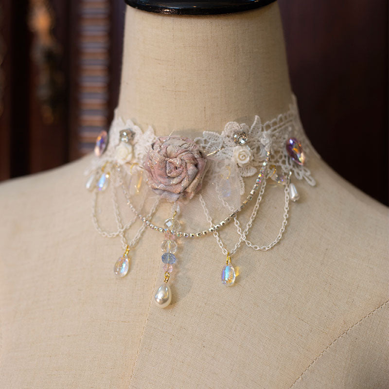 Rose Lace Necklace SE22594