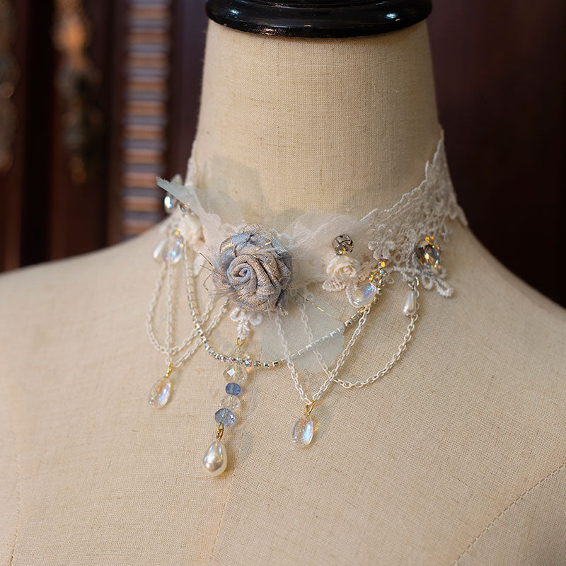 Rose Lace Necklace SE22594