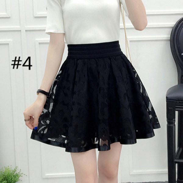 Black Tall Waist Tutu Skirt SE10043