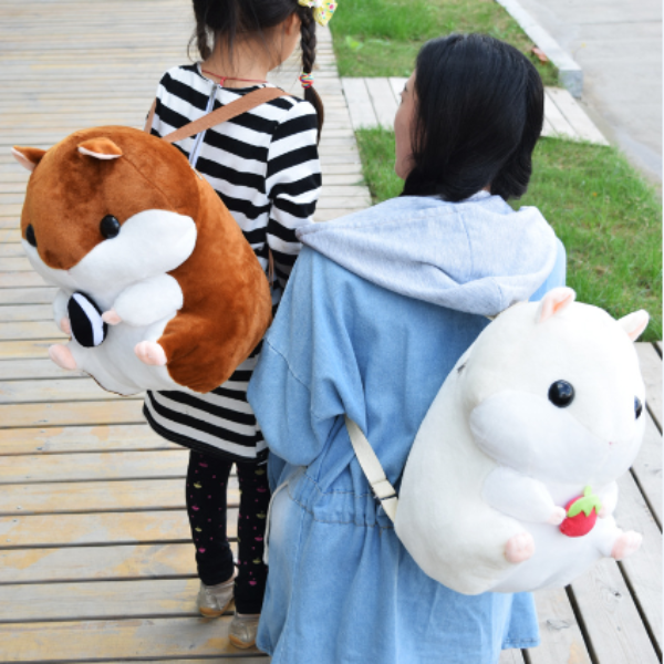 Cartoon Hamster Plush Backpacks SE6935