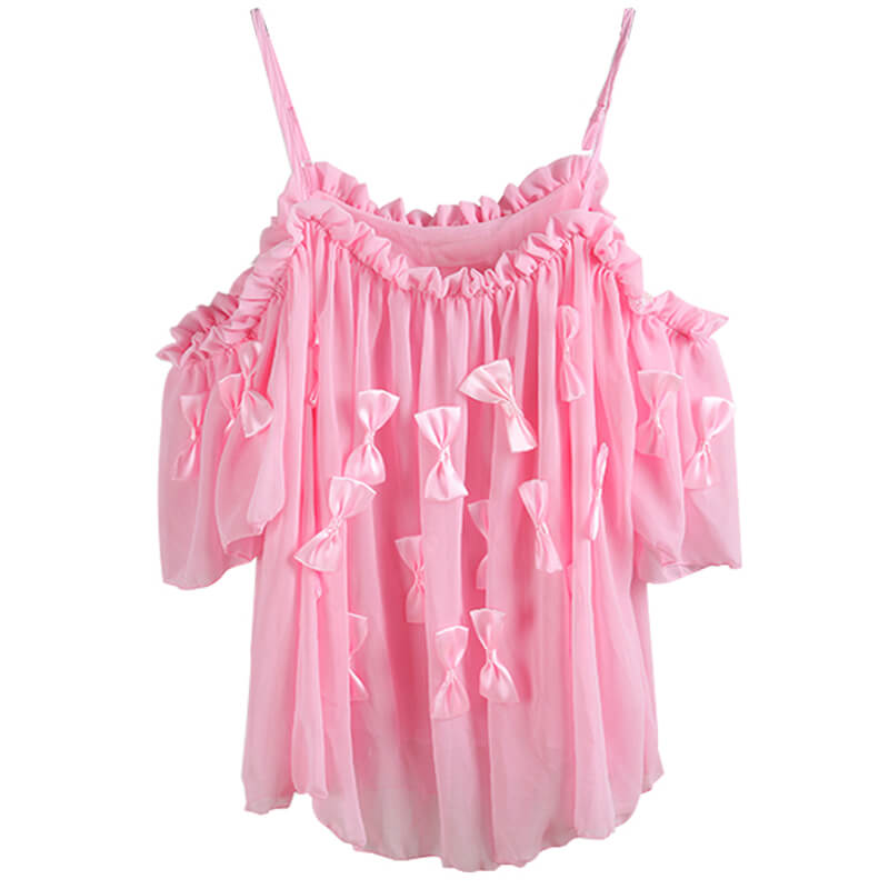 Pastel Bow Sling Dress SE21712