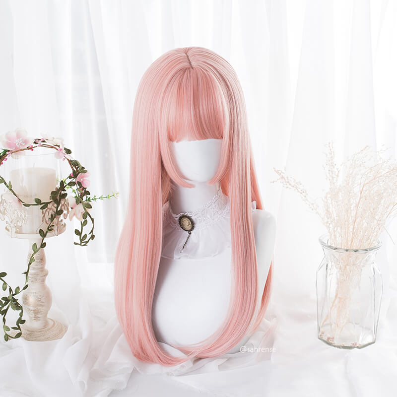 Peach Pink Lolita Wigs SE21422