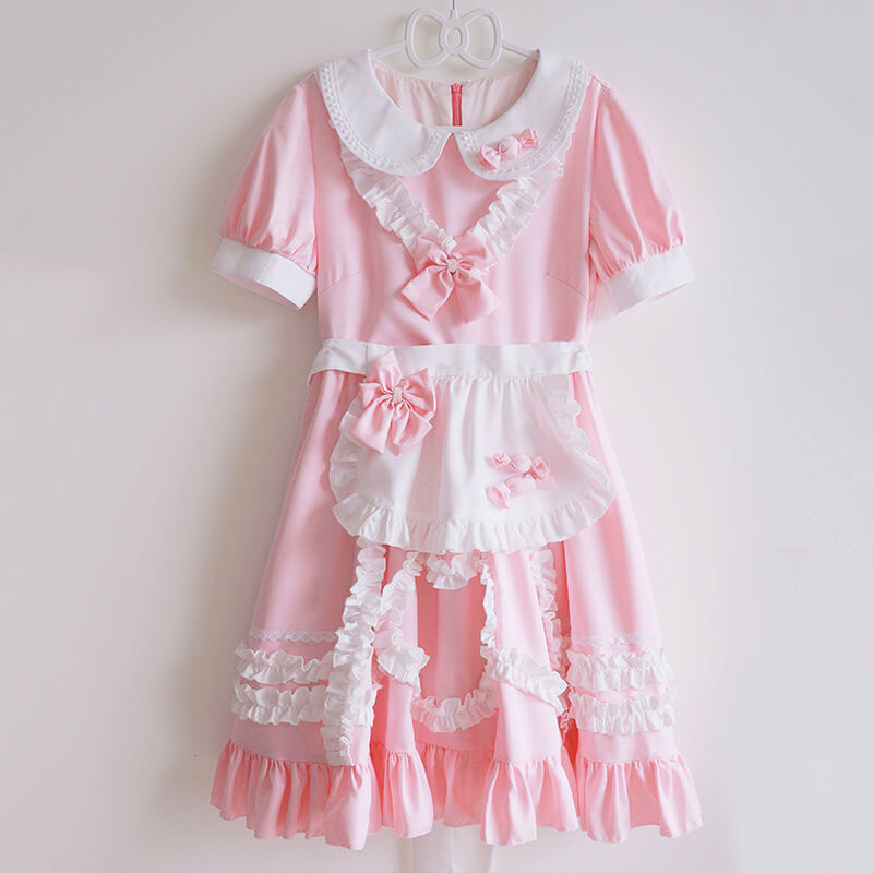 Pink Candy Bow Dress SE21685