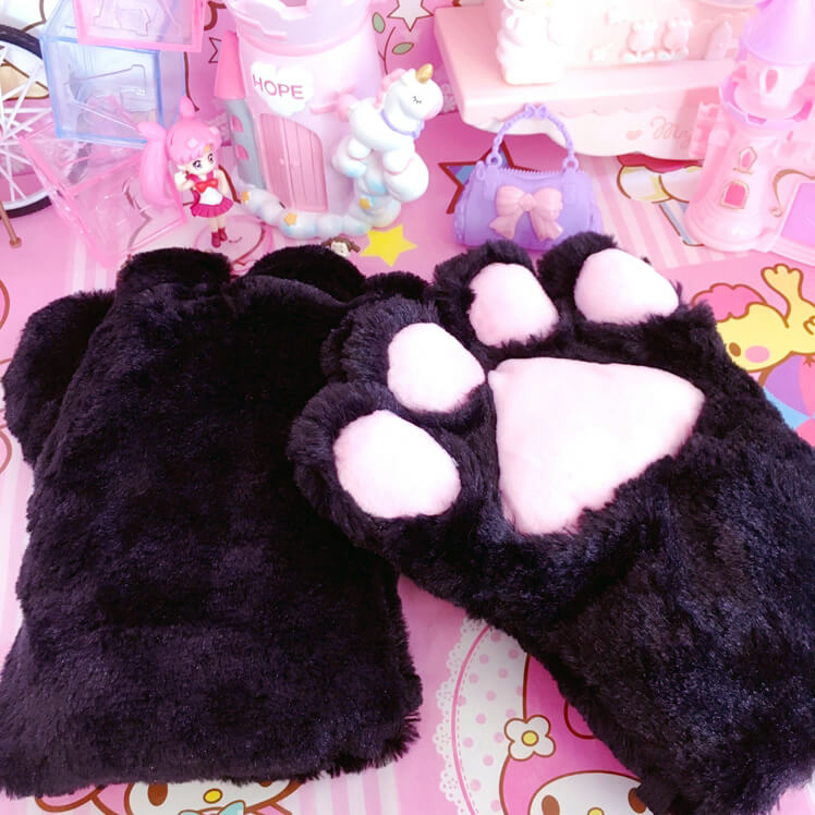 Plush Cat Claw Gloves SE21581