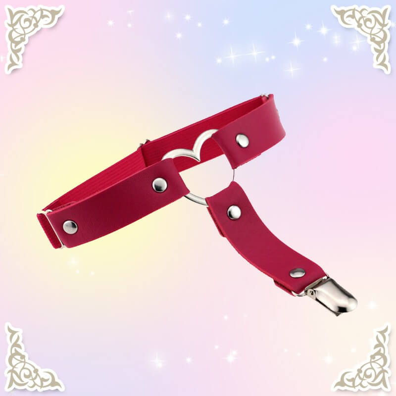 Punk Heart Leg Garter SE20807