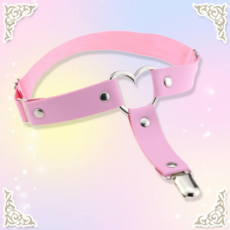 Punk Heart Leg Garter SE20807