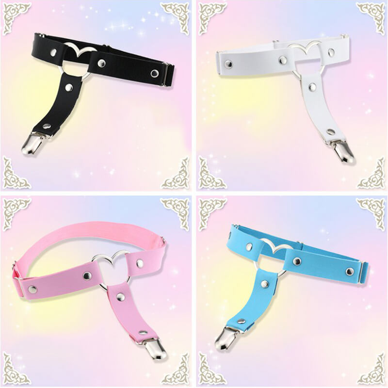 Punk Heart Leg Garter SE20807