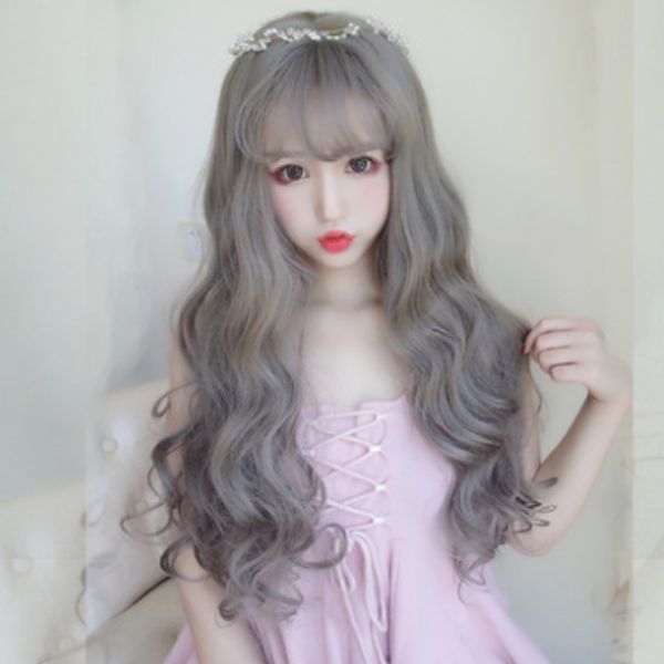 Grey Cosplay Curly Hair SE9583