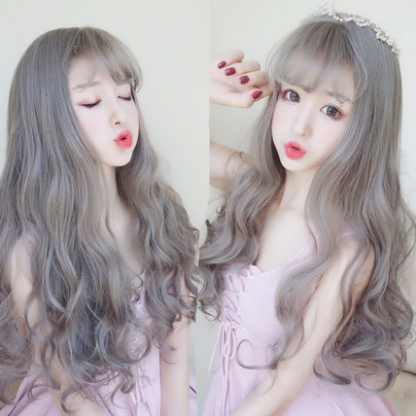 Grey Cosplay Curly Hair SE9583