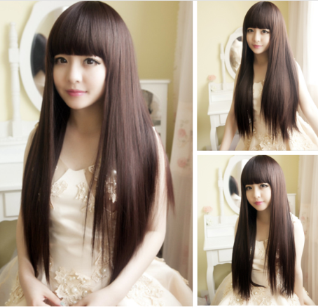 Black Straight Hair Wig SE483