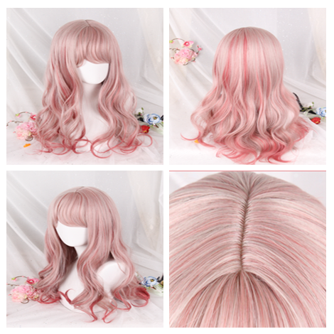 Gradient Cos Curly Wig SE9142