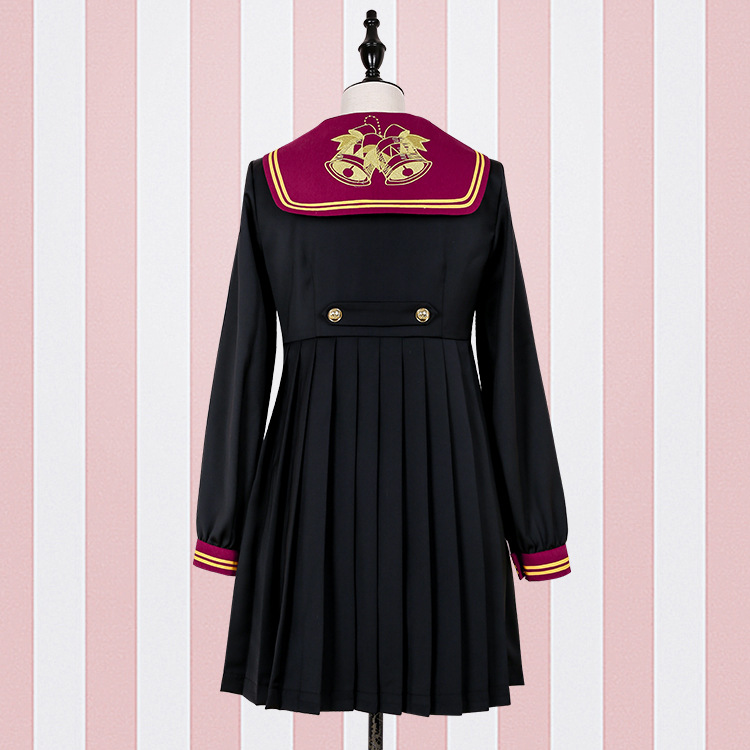 Lolita Navy Uniform Bow Dress SE11045