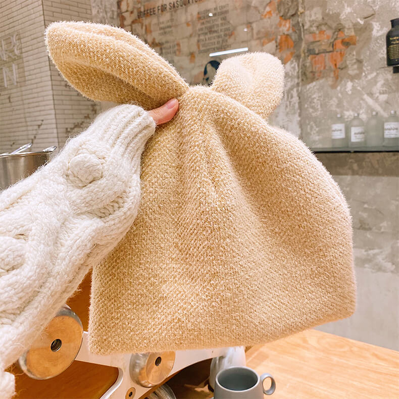 Rabbit Ear Hat Plush Beret SE21317