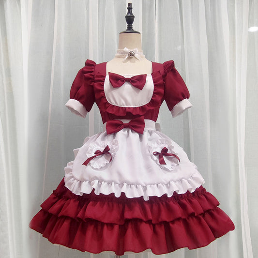 Red Bow Maid Dress SE22117