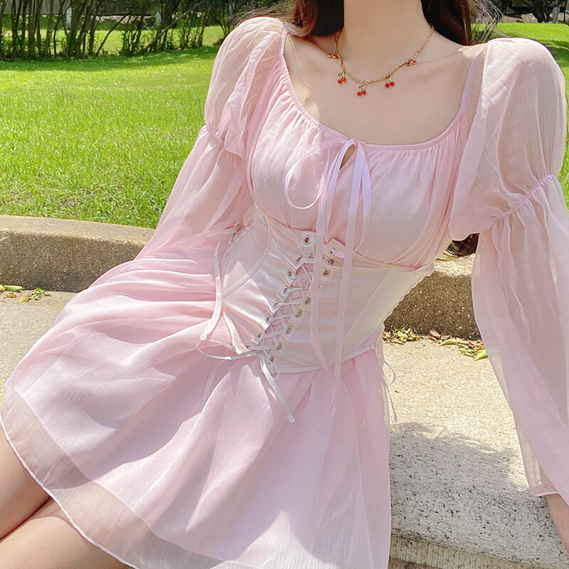 Retro Ribbon Dress SE21992
