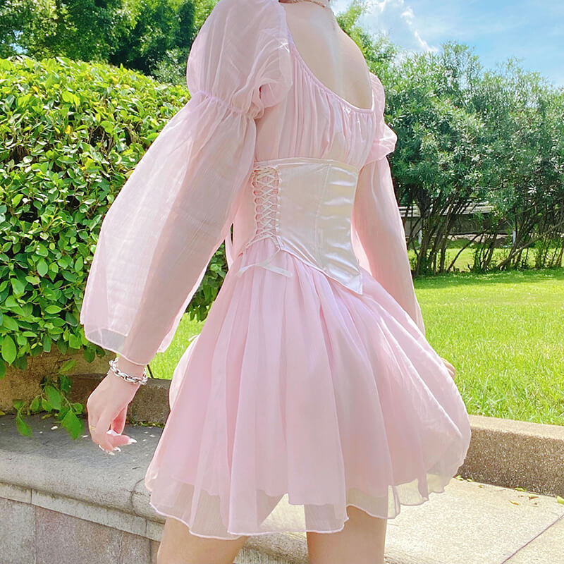 Retro Ribbon Dress SE21992