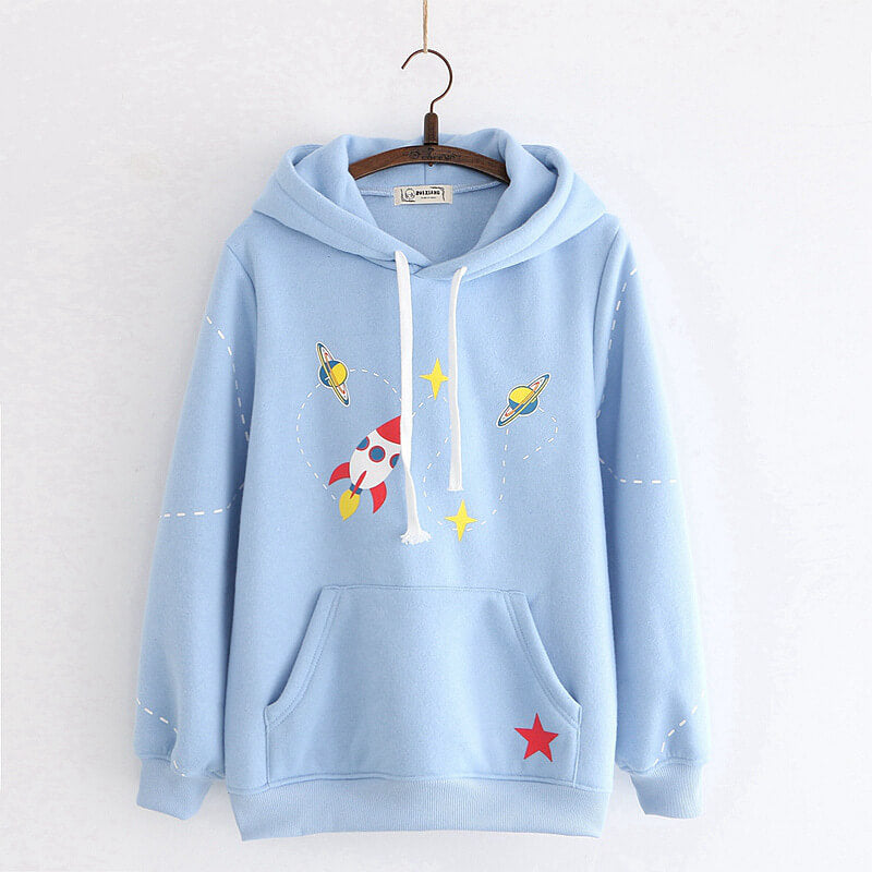 Rocket Planet Space Hoodie SE20683