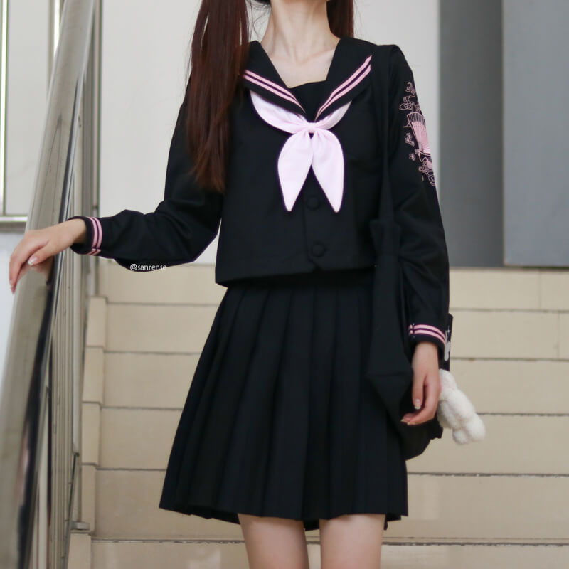 Sakura Fan Bow Sailor Suit SE21362