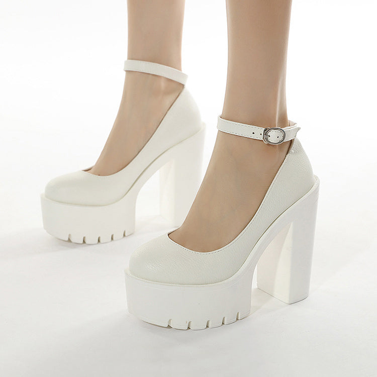 Thick Heels Platform Shoes SE20551