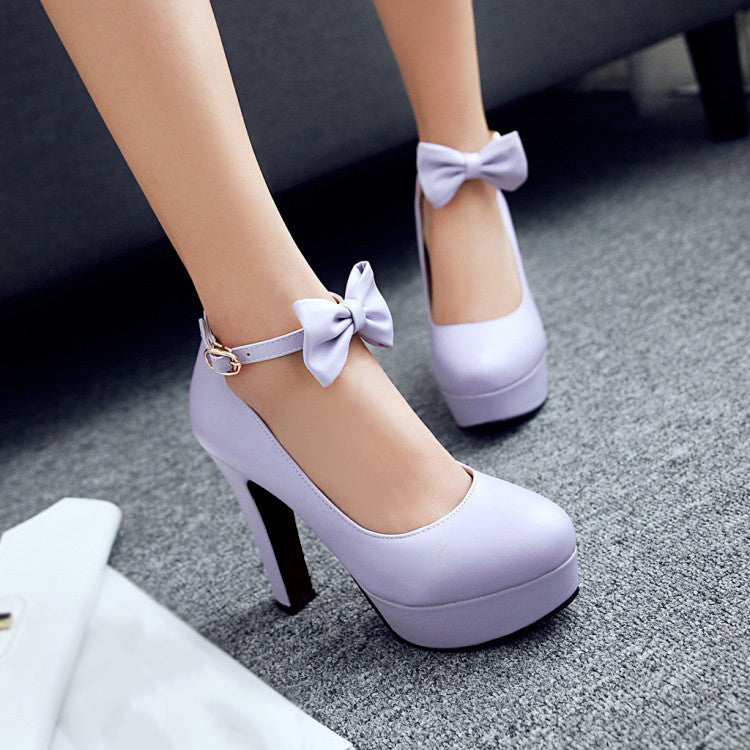 Sweet Bow Lolita Heels SE11399