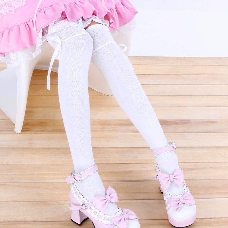 Sweet Lace Bow Stocking SE22159