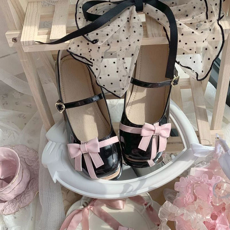 Sweet Lolita Bow Shoes SE22618