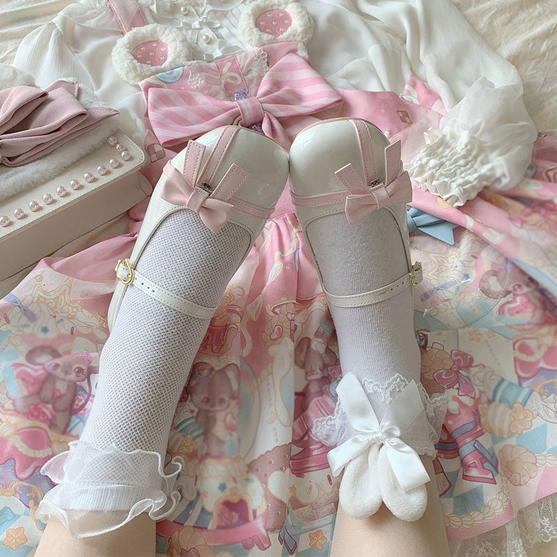 Sweet Lolita Bow Shoes SE22618