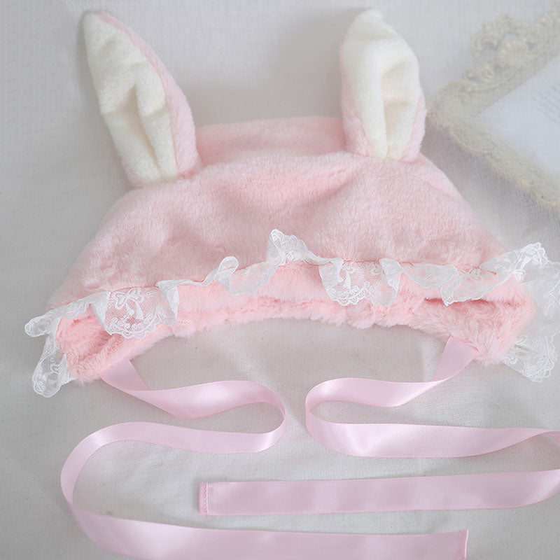 Sweet Rabbit Ear Lace Hat SE22186